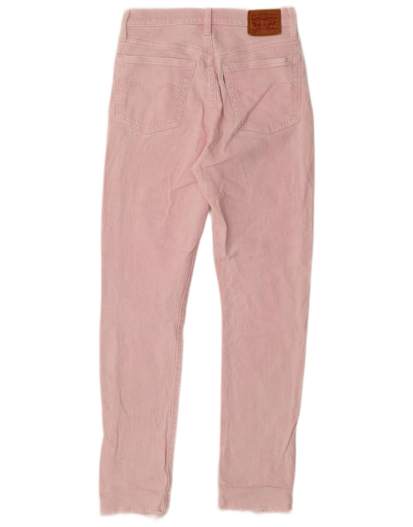 Женские прямые джинсы Levi's 501 W25 L30, розовый хлопок
