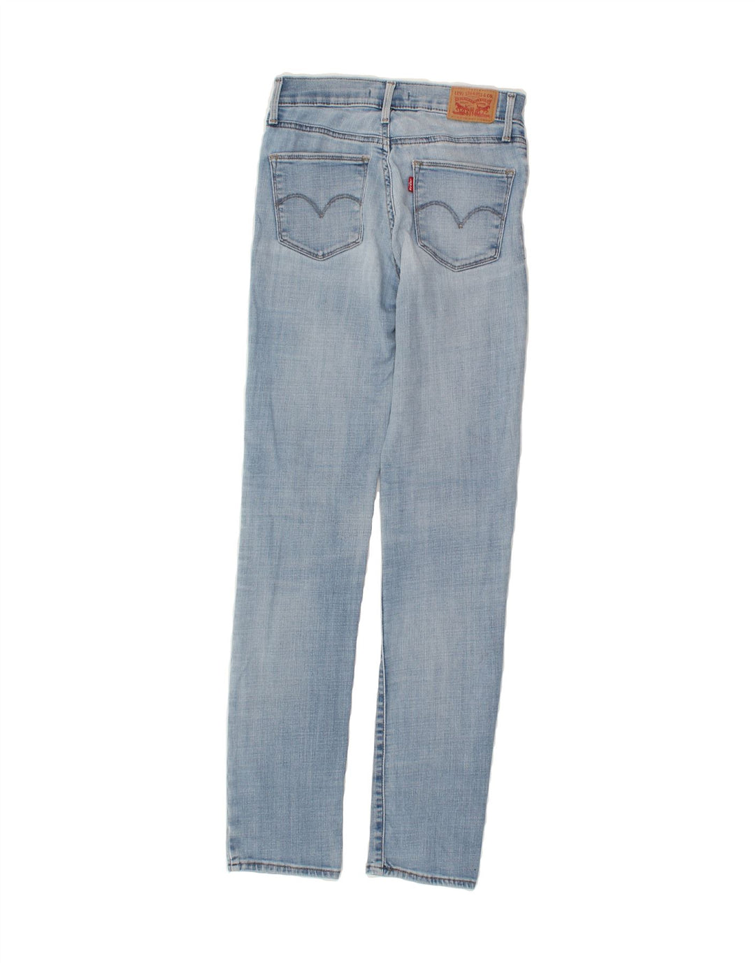LEVI'S Womens Slimming Slim Jeans W25 L31  Blue Cotton Vintage Levi's and Second-Hand Levi's from Messina Hembry 