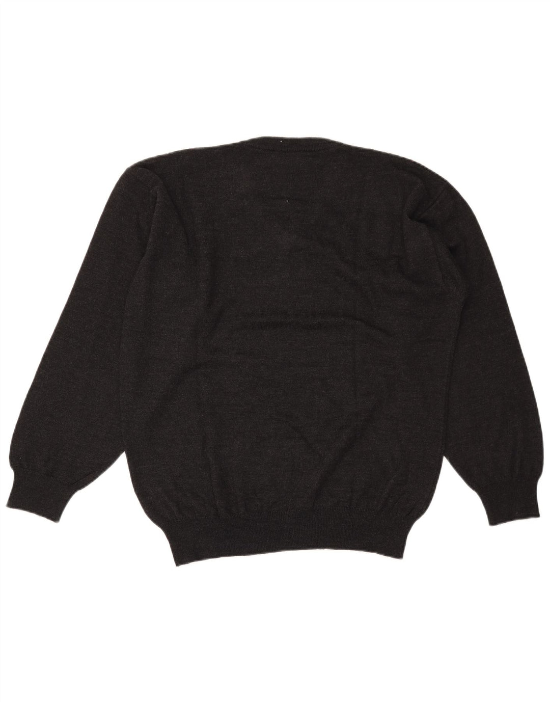 Винтажный мужской джемпер с v-образным вырезом XL, серый цвет Argyle/Diamond Wool