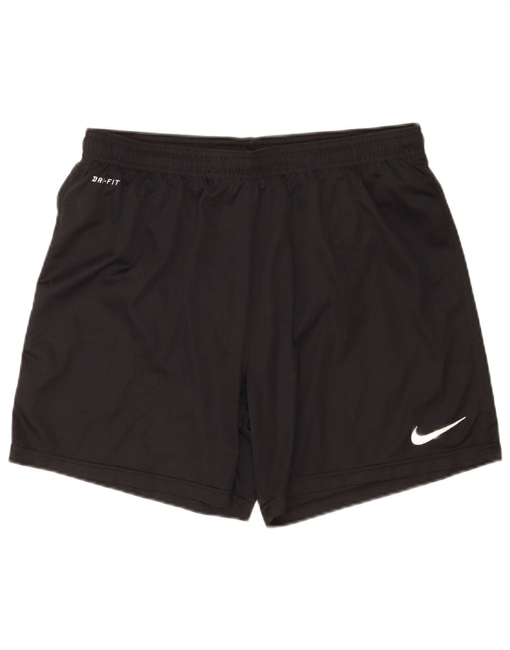 Мужские спортивные шорты Nike Dri Fit, большие черные, полиэстер