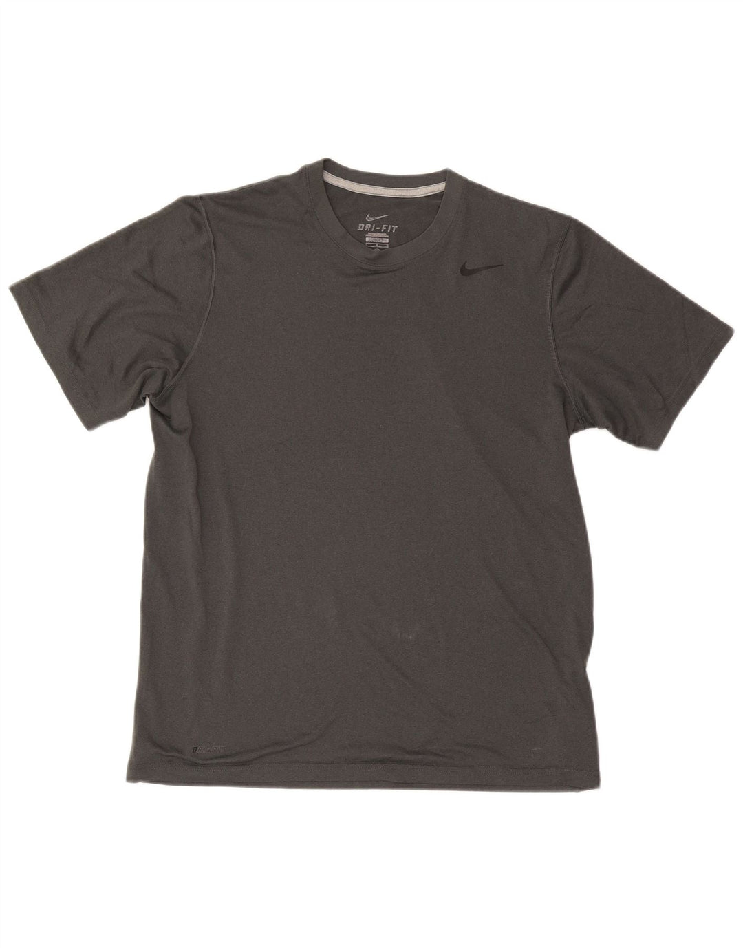 Мужская футболка Nike Dri Fit, большой серый полиэстер