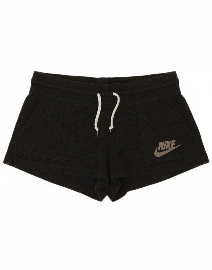 Женские спортивные шорты Nike UK 14, средние серые в крапинку