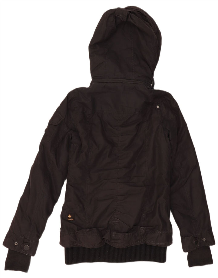 Мужская куртка KHUJO с капюшоном UK 38, средний черный полиэстер