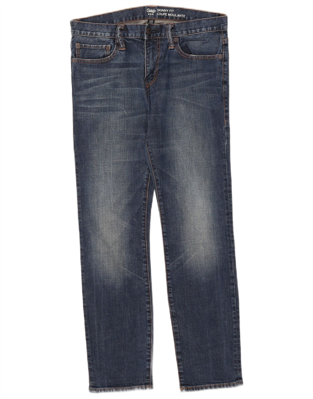 Женские джинсы скинни Gap W30 L30, синие, хлопок