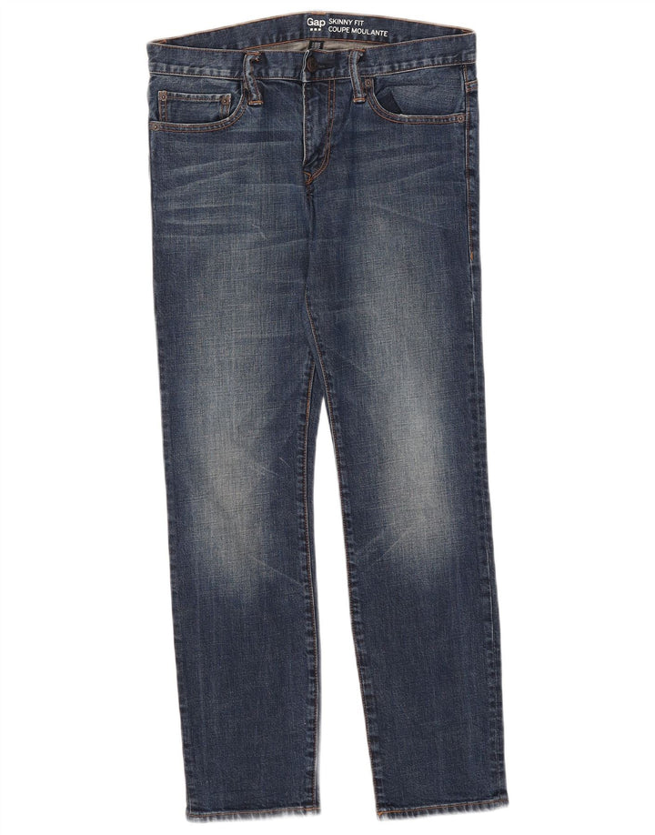 Женские джинсы скинни Gap W30 L30, синие, хлопок