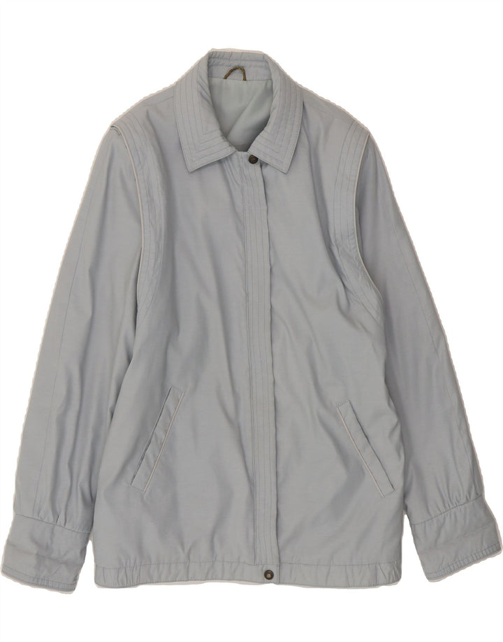 DANNIMAC Womens Bomber Jacket UK 14 Medium Blue Vintage Dannimac and Second-Hand Dannimac from Messina Hembry 
