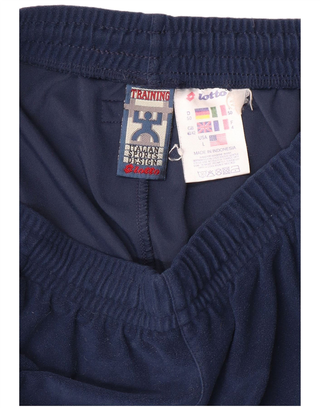 LOTTO Мужские тренировочные флисовые спортивные брюки UK 40/42 Medium Navy Blue