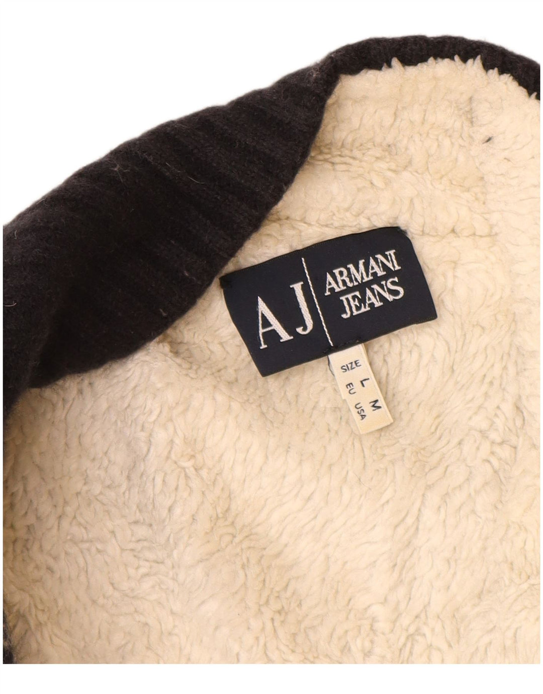 Женский кардиган Armani Jeans UK 12 Medium Navy Blue Fair Isle