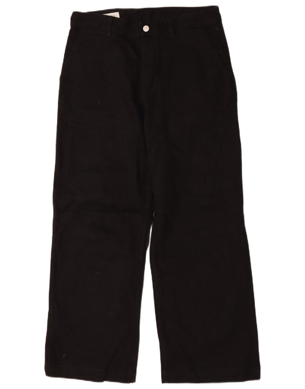 Мужские свободные джинсы Zara EU 42, большие W32 L30, черный хлопок