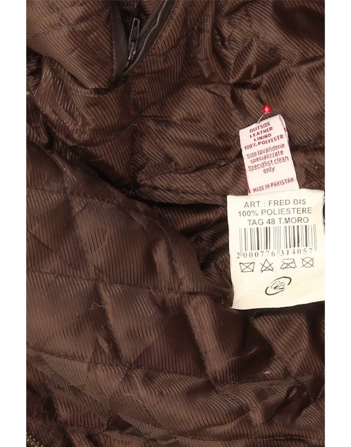 Мужская кожаная куртка On Spirit IT 48 Medium Brown