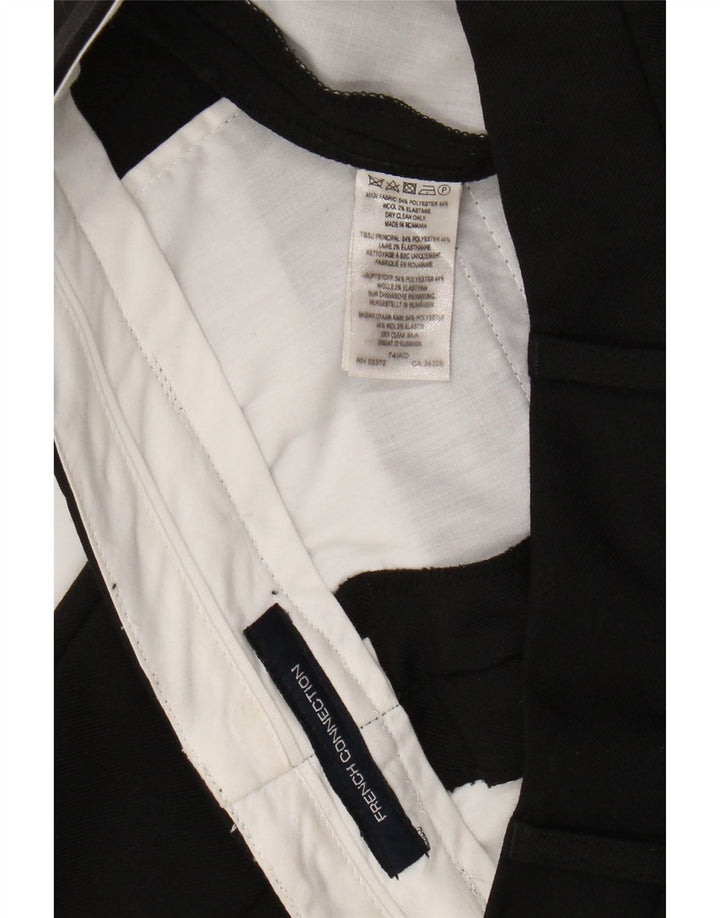 Женские узкие брюки чинос French Connection W28 L25/28, черный полиэстер