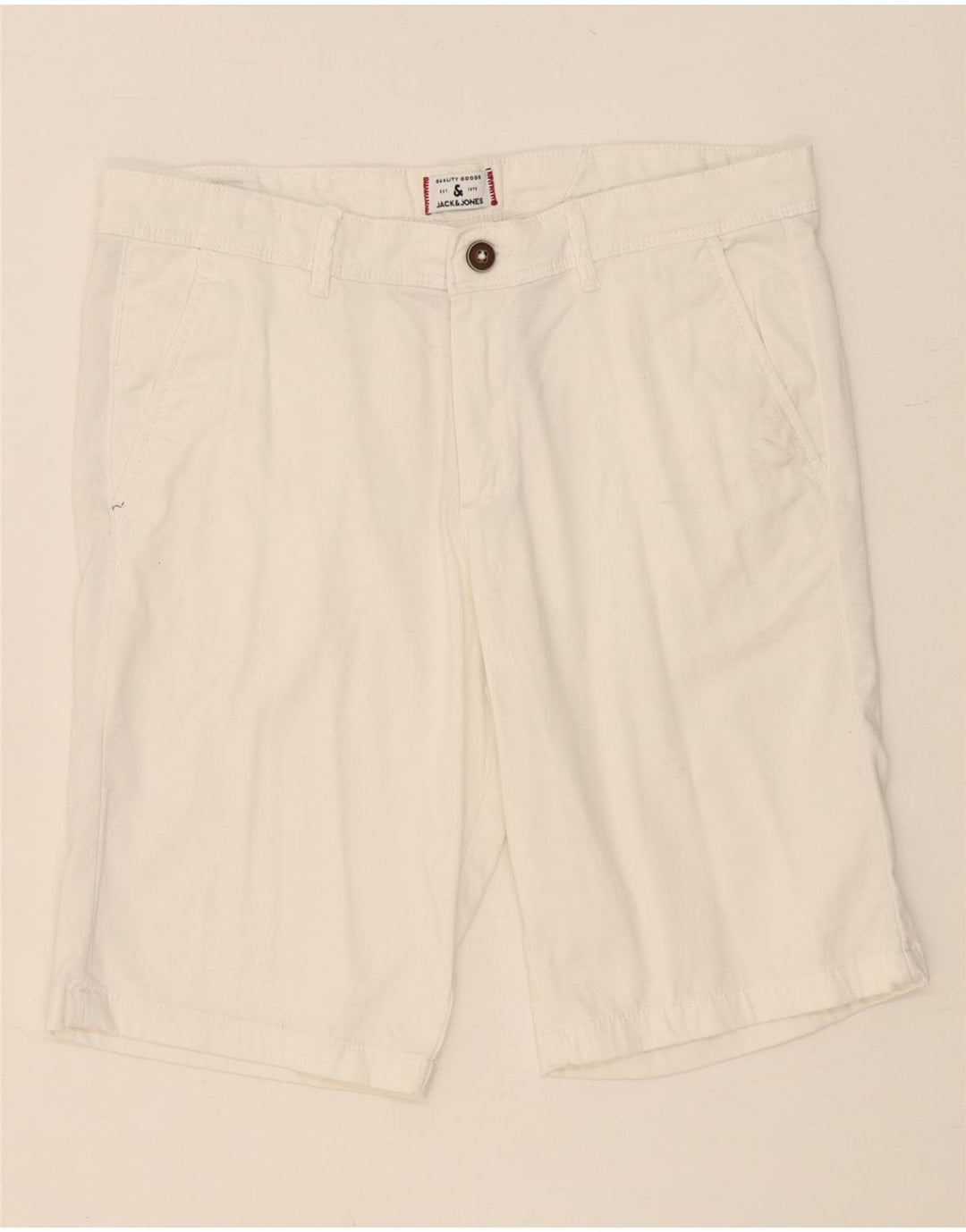 JACK & JONES Мужские шорты чинос W32 белые