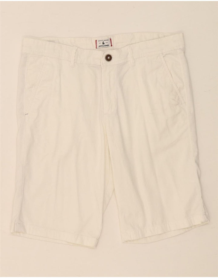 JACK & JONES Мужские шорты чинос W32 белые