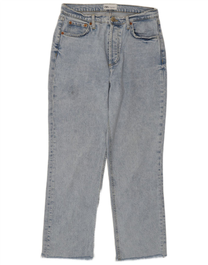 Женские прямые джинсы Zara EU 40 Medium W30 L26 Синие