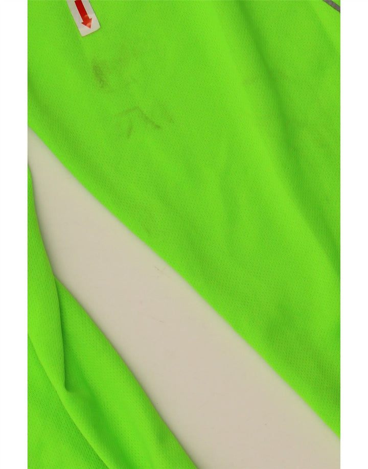 ADIDAS Mens Climalite Top Long Sleeve Large Green Polyester