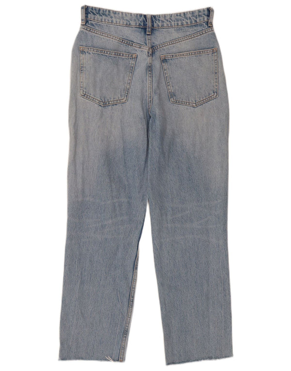 Женские джинсы с высокой талией Zara EU 36 XS W26 L25, синие, хлопок