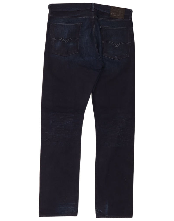Мужские прямые джинсы Levi's 513 W36 L34 темно-синие, хлопок
