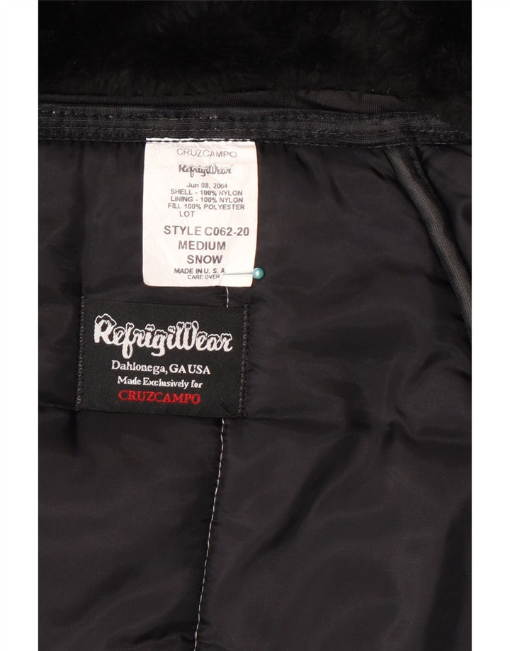 Женское стеганое пальто Refrigiwear Cruzcampo UK 14, средний цвет с белыми цветными блоками