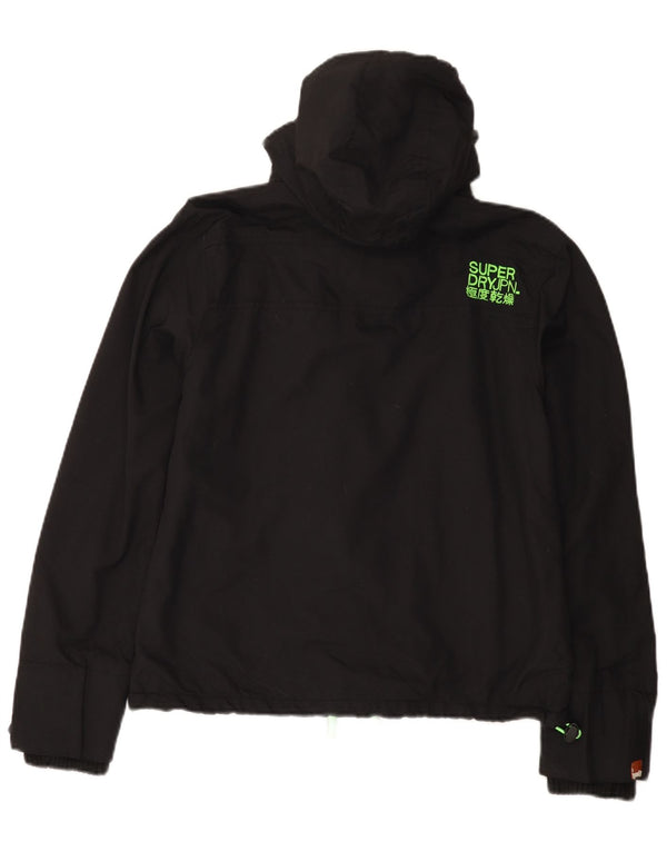 Женская ветровка с капюшоном Superdry The Windcheater UK 16, большая черная