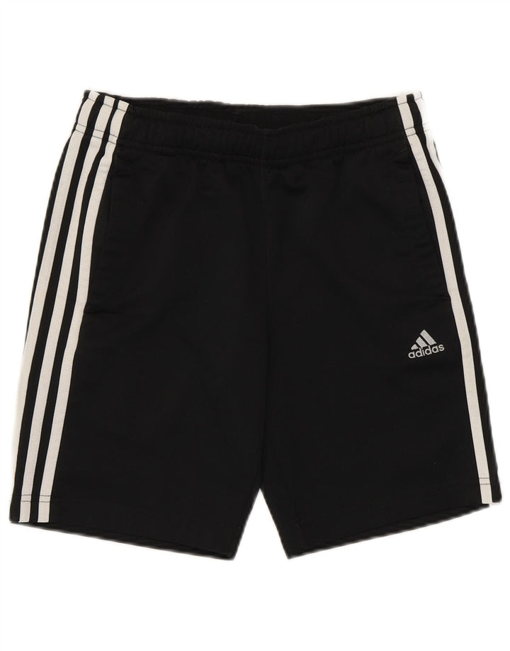 Спортивные шорты Adidas для мальчиков 9-10 лет, черный полиэстер