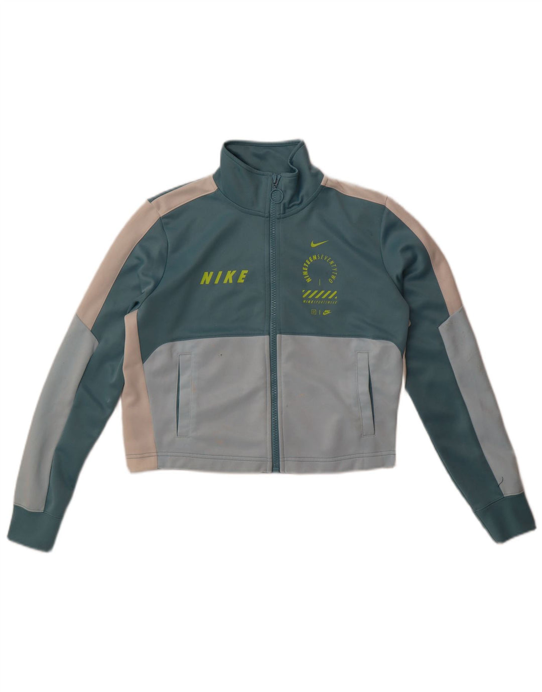 Женский спортивный костюм оверсайз с графическим рисунком Nike UK 10, маленький синий