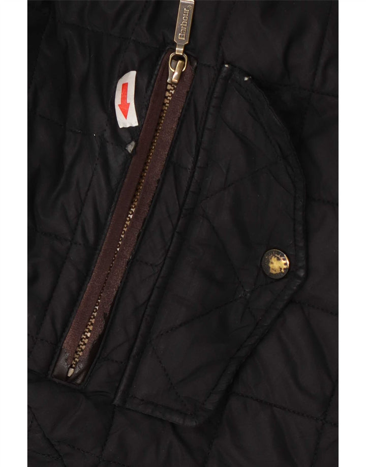 Мужская стеганая куртка Barbour UK 40, большая черная