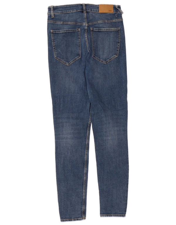 Женские джинсы скинни Zara EU 40 Medium W30 L27 Синий хлопок