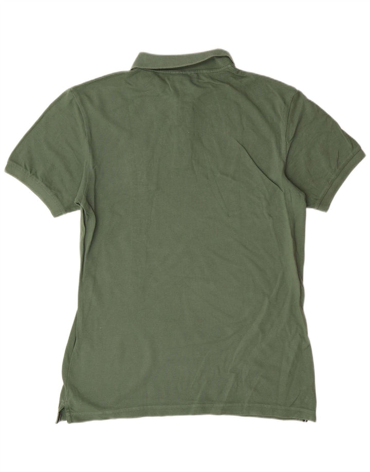 CALVIN KLEIN JEANS Мужская рубашка поло стандартного кроя с рисунком, средний цвет, хаки, хлопок