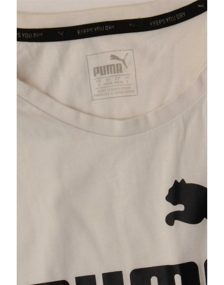 Мужской жилет с рисунком Puma, маленький белый