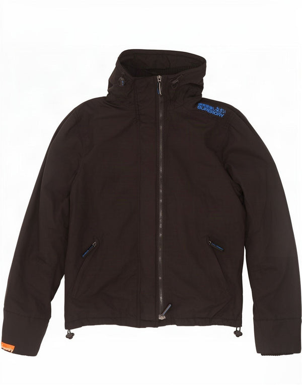 Мужская ветровка с капюшоном Superdry UK 42 XL, черный нейлон