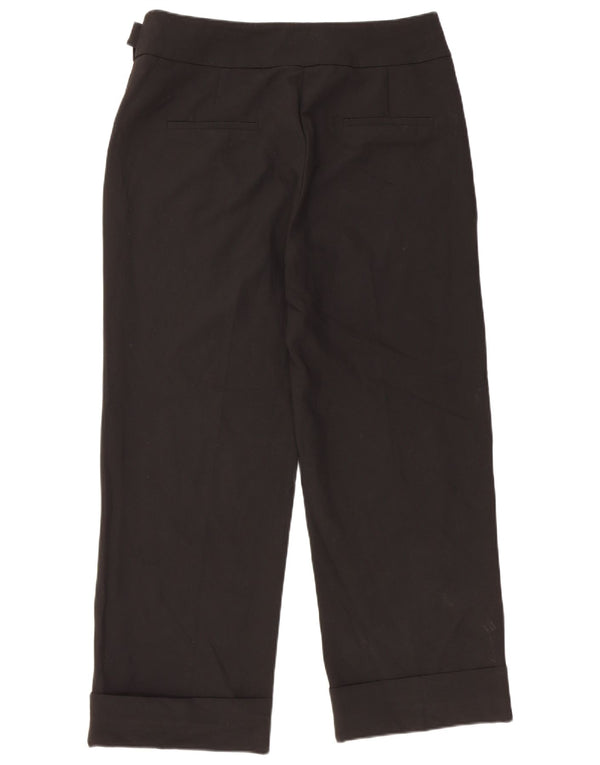 Женские прямые костюмные брюки Marks & Spencer UK 14, большие W32 L27, черные