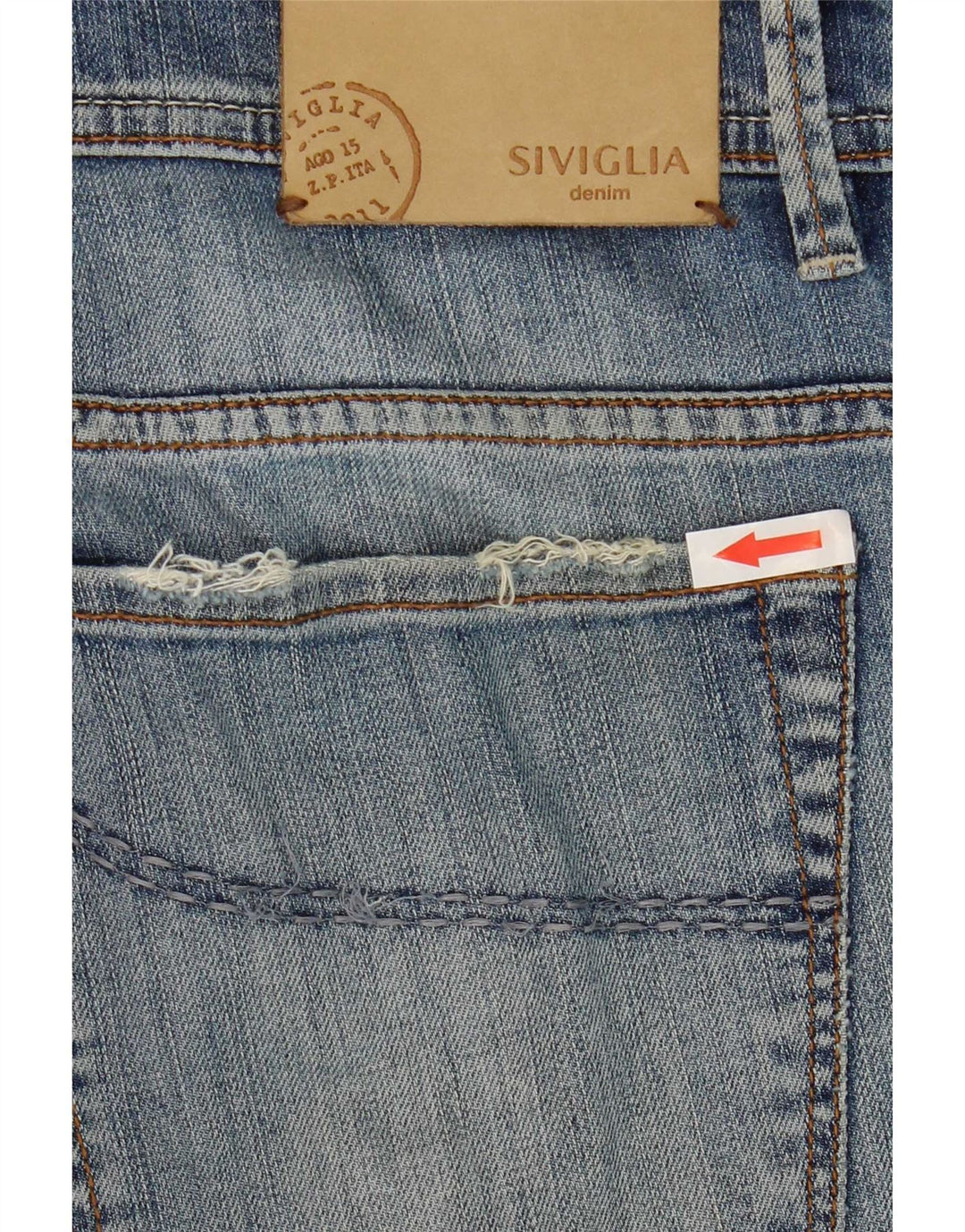 Мужские прямые джинсы SIVIGLIA W36 L27 синие