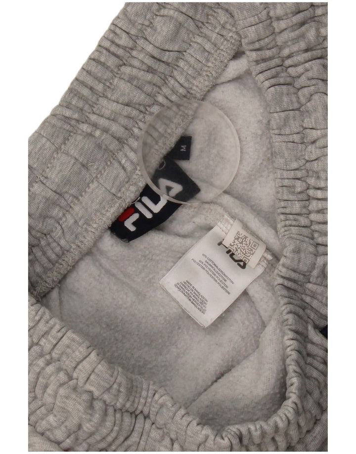 Fila Мужские спортивные брюки с графическим рисунком Брюки-джоггеры среднего серого цвета с цветными блоками