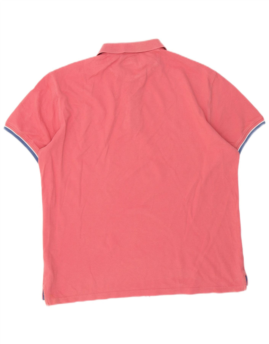 Мужская рубашка-поло Massimo Dutti 2XL розовая, хлопок