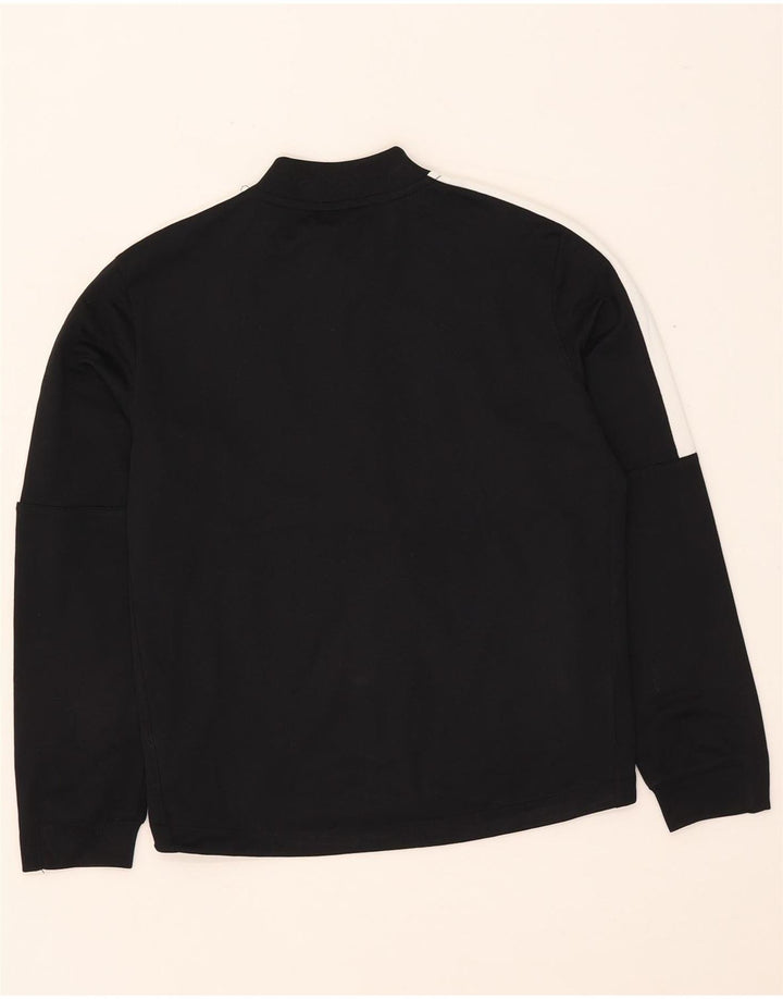 Спортивный костюм Nike Dri Fit для мальчиков, верхняя куртка 10–11 лет, средний черный с цветными блоками