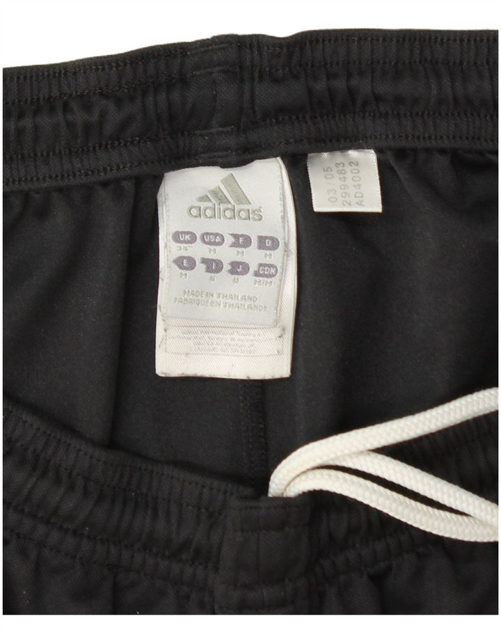 Мужские спортивные шорты Adidas Climalite, большие черные из полиэстера