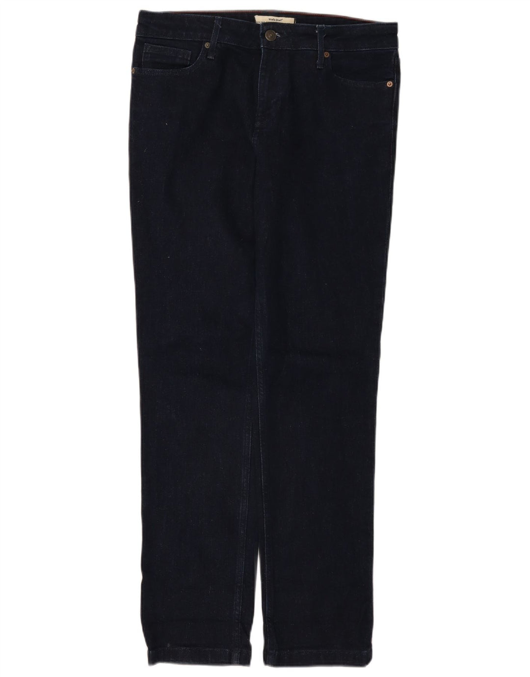 Женские прямые джинсы White Stuff UK 12 Medium W32 L30 Темно-синий хлопок