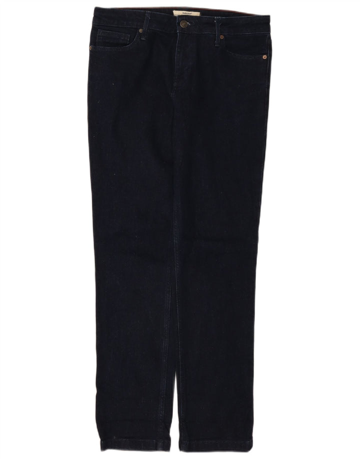 Женские прямые джинсы White Stuff UK 12 Medium W32 L30 Темно-синий хлопок