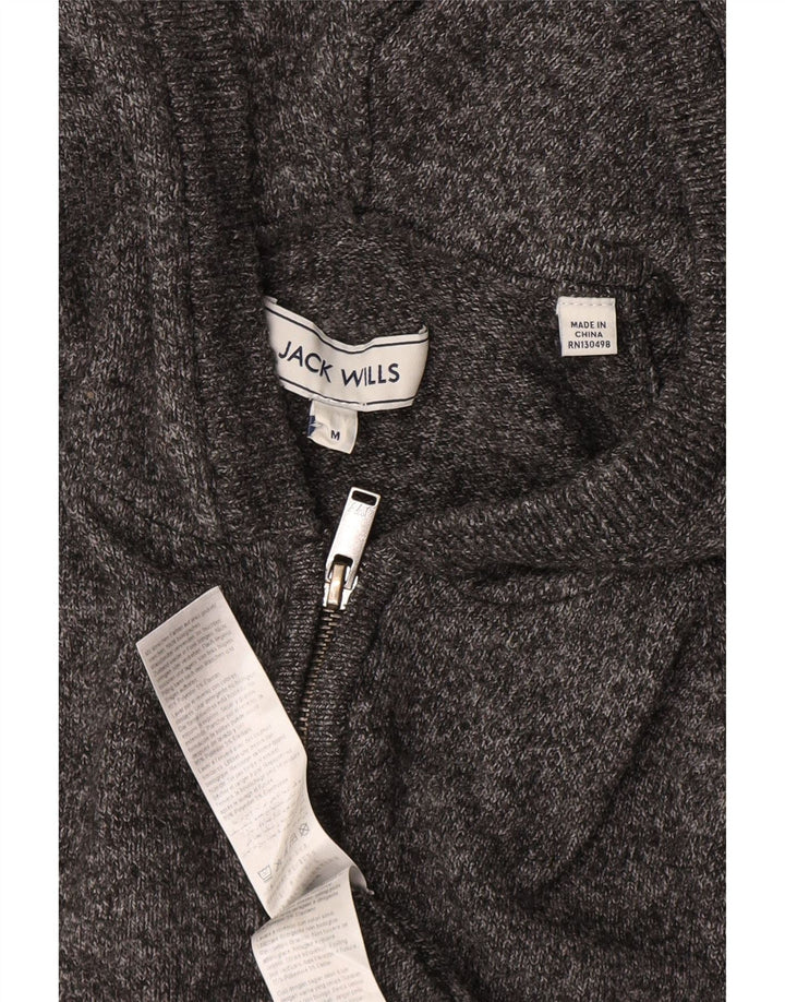 Мужской кардиган с капюшоном Jack Wills, средний серый полиэстер с крапинками
