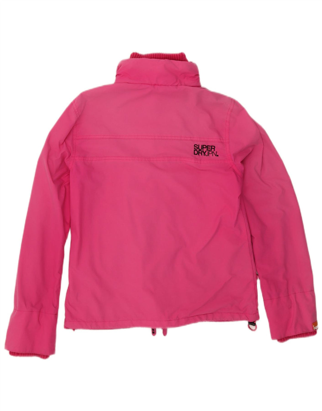 Женская дождевик с графическим рисунком Superdry UK 14, большой розовый нейлон