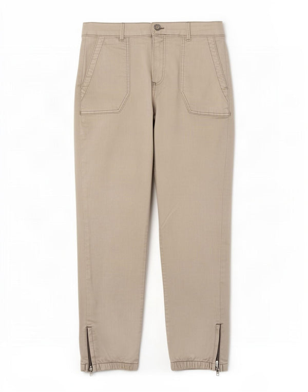 Женские брюки карго с высокой талией Marks & Spencer UK 12 Medium W30 L25 Бежевые