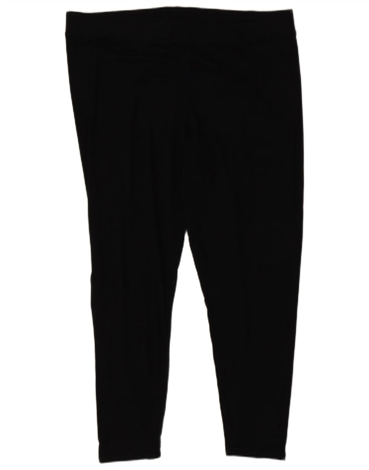 Женские леггинсы Marks & Spencer UK 22 3XL Черные вискоза
