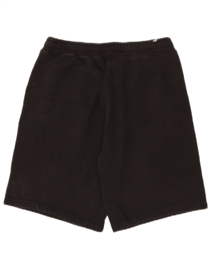 Женские спортивные шорты Puma UK 14, средние черные хлопковые шорты