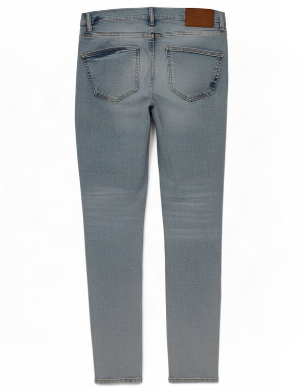 Мужские джинсы скинни Zara EU 42, большие W32 L28, синие, хлопок