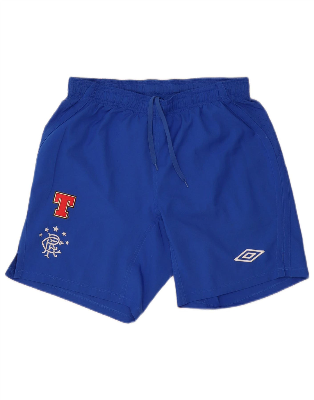 UMBRO Мужские спортивные шорты с графикой, средний синий полиэстер