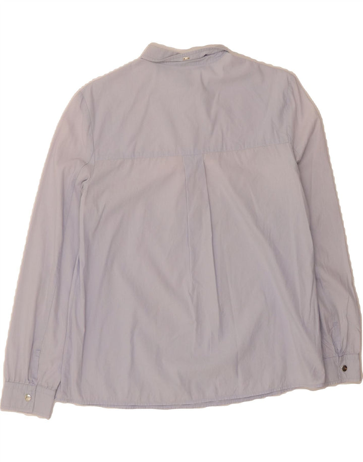 ARMANI JEANS Womens Oversized Pullover Shirt IT 40 Small Blue Vintage Armani Jeans and Second-Hand Armani Jeans from Messina Hembry 