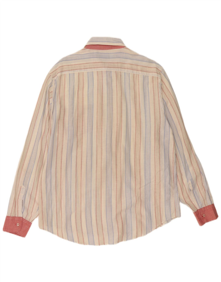 Мужская рубашка Trussardi Jeans 2XL Разноцветная Полосатая