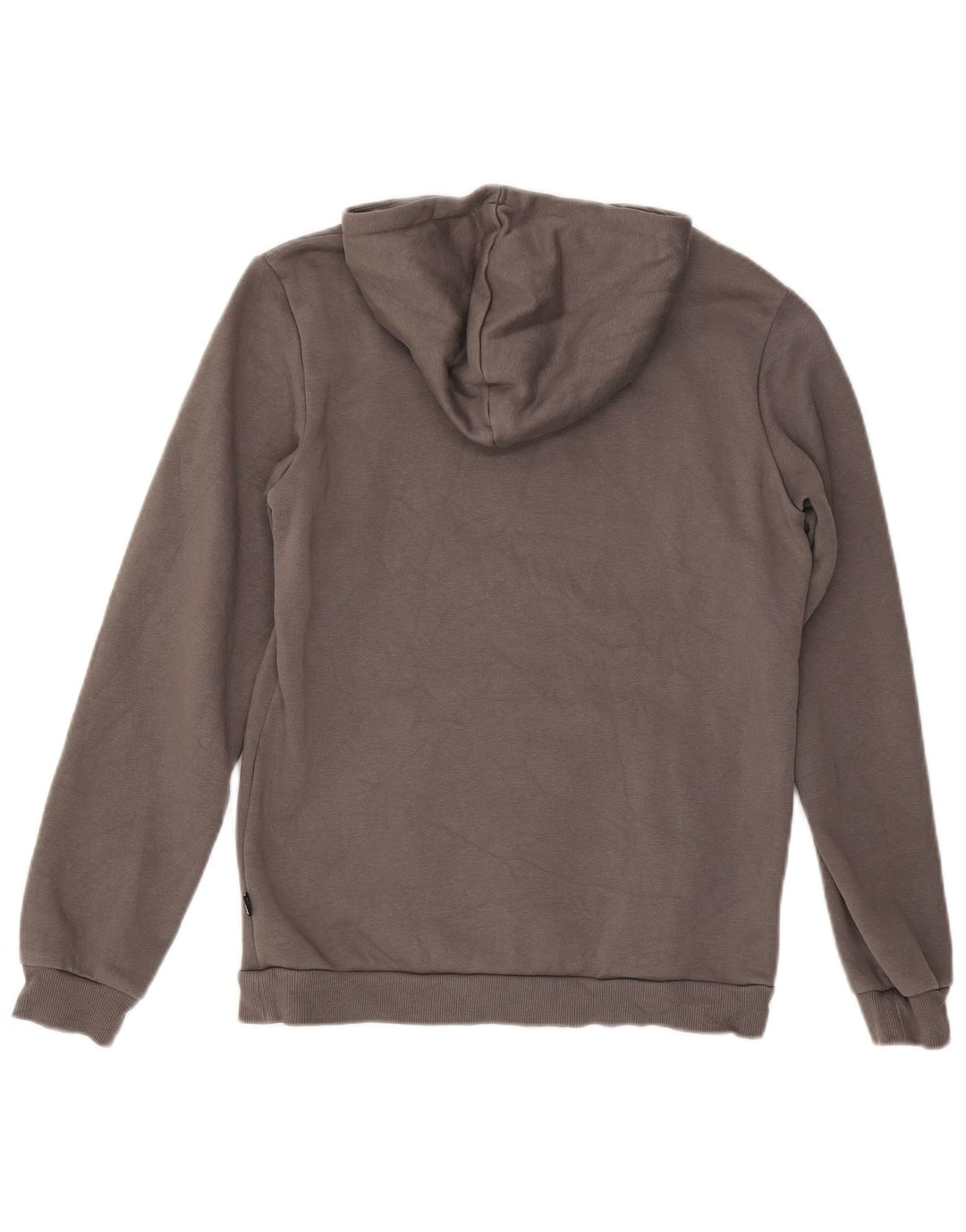 Толстовка с капюшоном PUMA для мальчиков 15-16 лет, серый хлопок