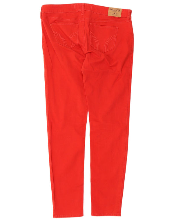 Женские повседневные брюки скинни Hollister W29 L29 красные