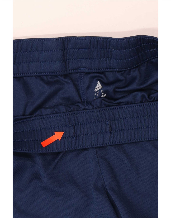 Женские спортивные шорты Adidas Climalite UK 12/14, средний темно-синий полиэстер